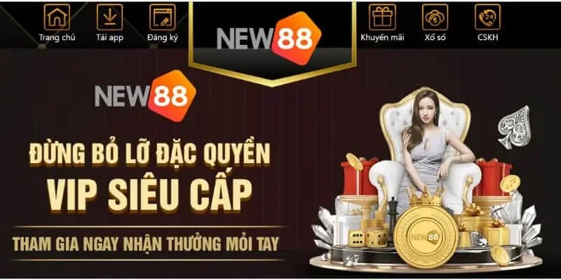 Nhiều đặc quyền về trò chơi tại New88